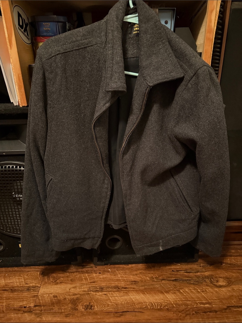 Old Navy Charcoal Gray Bomber Jacket
